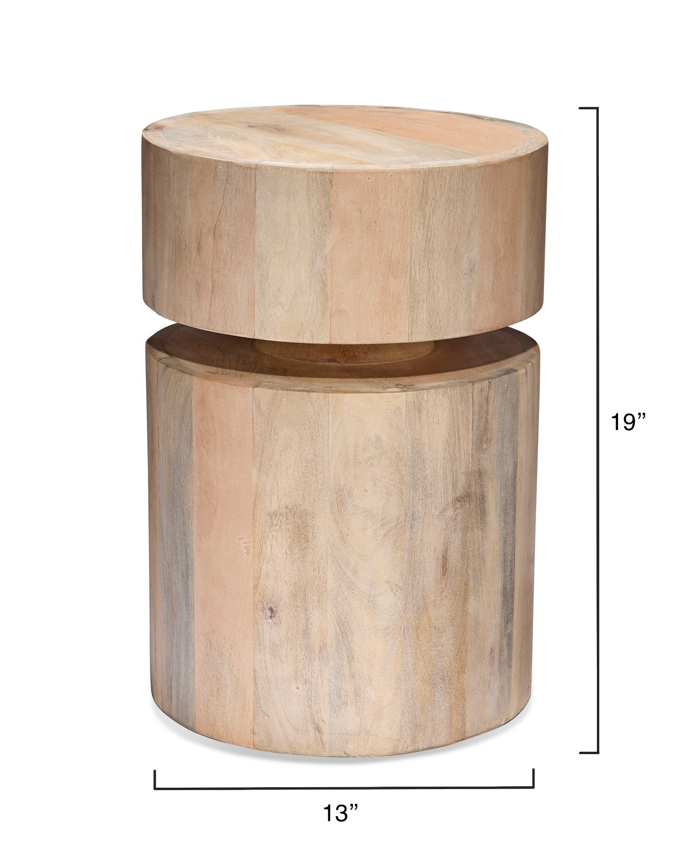 Round Side Table by Dylan - Modern End Table for Living Room, Bedroom & Office - Perfect for Coffee, Books & Decor