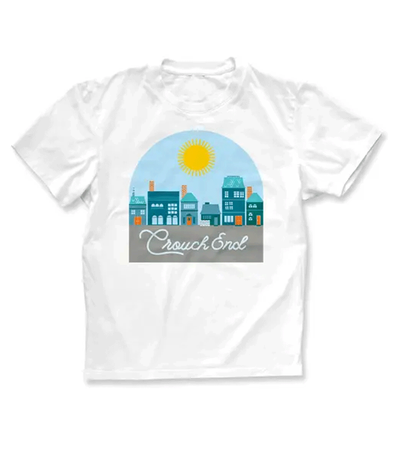 Niddle Noddle Crouch End Tee - Stylish & Comfortable Cotton T-Shirt for Men & Women | Perfect for Casual Wear, Street Fashion & Everyday Outfits