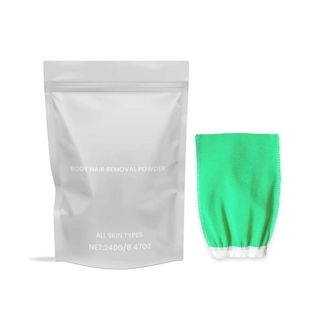 HairSlayer Body Hair Removal Powder - Smooth & Effective Hair Removal for Women & Men | Painless & Gentle Formula for All Body Areas | Perfect for Bikini, Legs, Arms & More