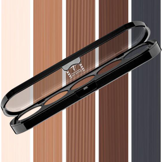 Make Up Atelier 5-Color Eyeshadow Palette - Highly Pigmented, Long-Lasting Makeup for Day & Night Looks - Perfect for Professional Makeup Artists & Beauty Enthusiasts