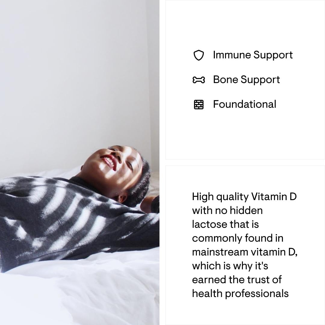 THORNE Vitamin D3 Supplement 1,000 IU - 90 Capsules for Bone, Teeth & Immune Support | Gluten, Dairy & Soy Free | Cardiovascular Health Boost | Perfect for Daily Wellness & Immune System Maintenance