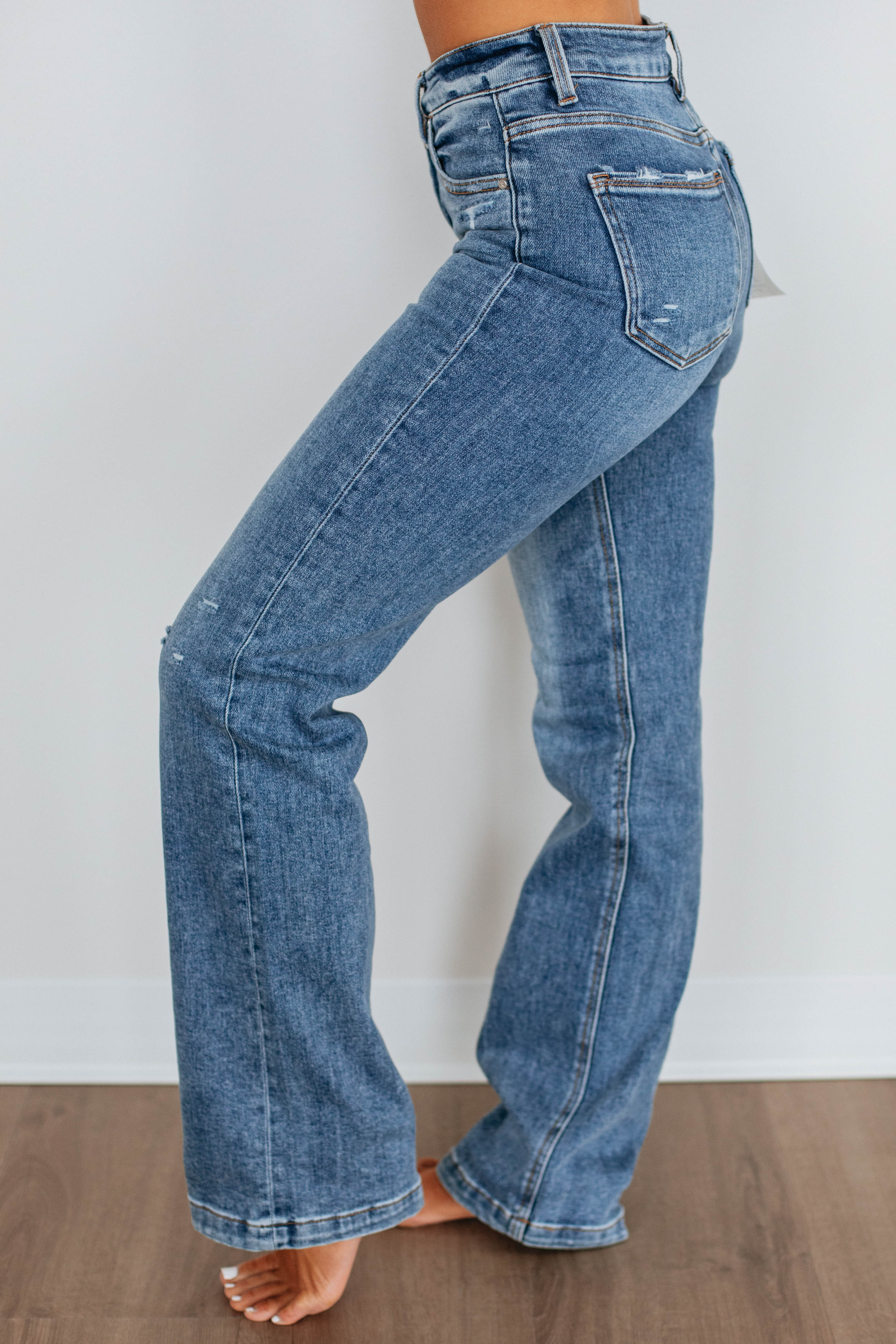 Emily Risen Women's High Waist Skinny Jeans - Stretch Denim Pants for Casual Wear & Night Out