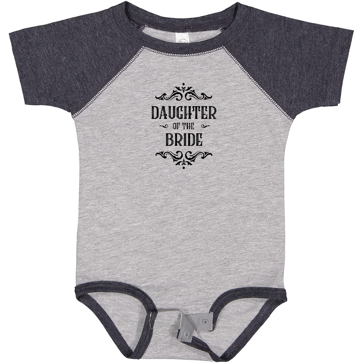 Inktastic Daughter of The Bride Baby Bodysuit - Cute Wedding Outfit for Baby Girls - Perfect for Bridal Shower, Wedding Party & Family Photos