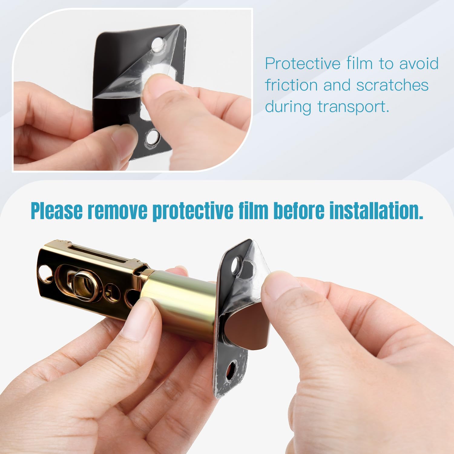 Heavy Duty Privacy Door Lever - Thumb-Turn Lock for Bathroom & Hallway