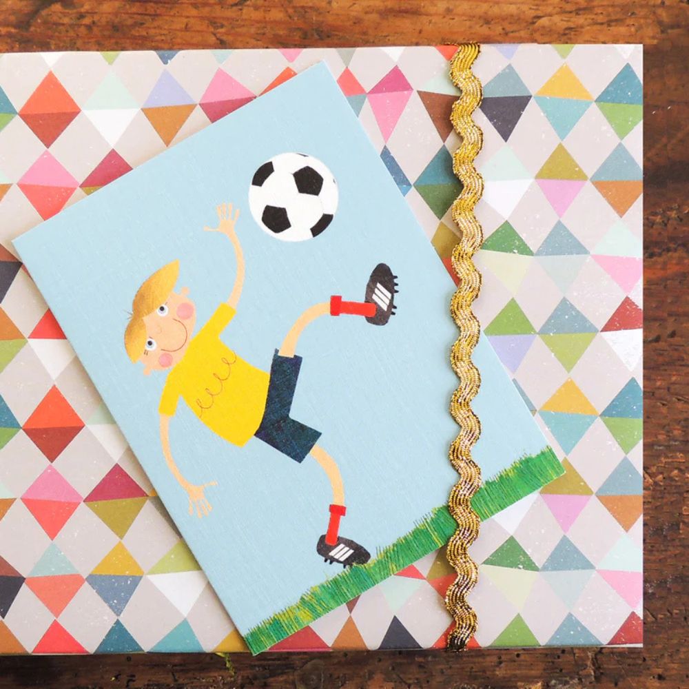 Funny Footballer Birthday Card - Perfect Gift for Soccer Lovers & Players - Great for Birthdays, Team Celebrations & Fan Appreciation