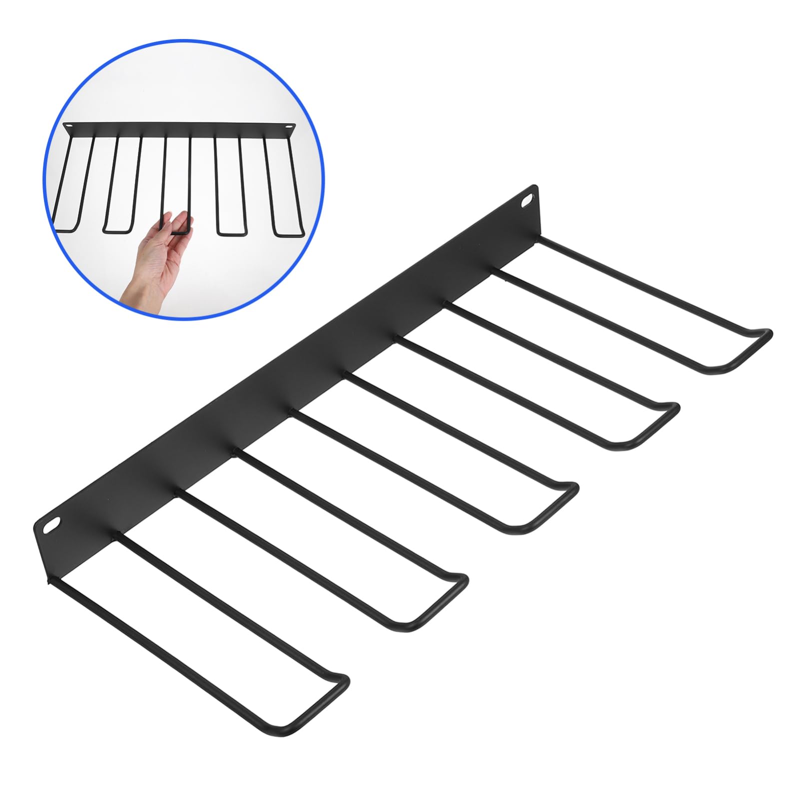 VOSAREA Heavy Duty Wall Mount Tool Organizer - Modern Power Tool Storage Rack for Garage & Workshop - Perfect for DIY Projects, Home Improvement & Professional Workspaces