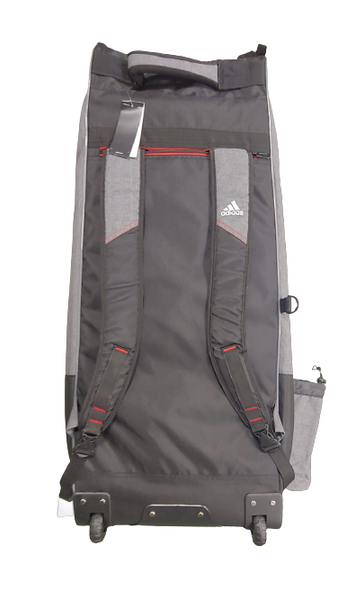 Adidas XT 3.0 Wheeled Duffle Bag for Cricket - Large Sports Travel Duffel with Wheels for Cricket Gear, Gym Equipment & Weekend Trips