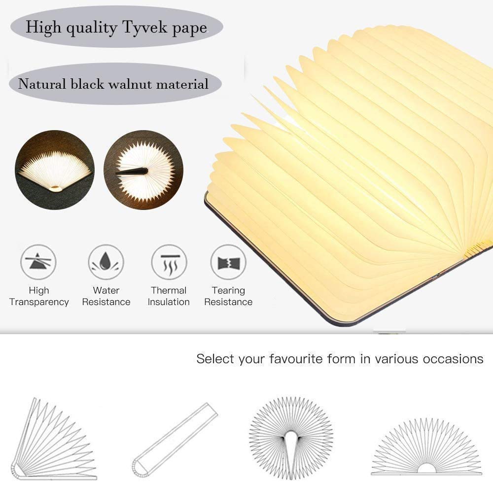 LED Desk Lamp with USB Charging - Adjustable Brightness Reading Light for Bedside, Office & Study - Perfect for Nightstand, Home Decor & Gift Ideas - Ideal for Reading, Working & Relaxing