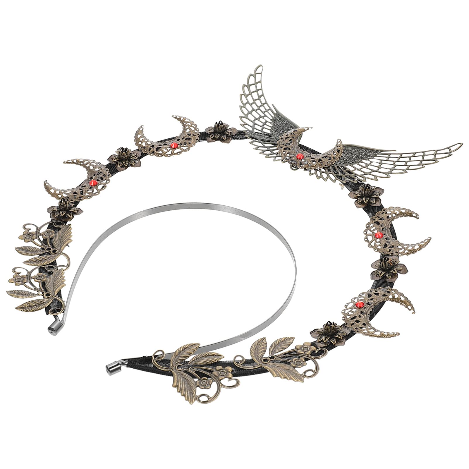 Beaupretty 2-Pack Lightweight Gothic Hair Bands with Spikes - Elegant Hair Accessories for Women, Wedding, Pageant, Dance & Special Occasions | Perfect for Cosplay, Gothic Fashion & Alternative Style Events