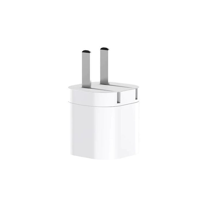 20W USB C Wall Charger with US Plug - QDOS PowerCube Fast Charging Adapter for iPhone, Samsung, Travel & Home Use - White