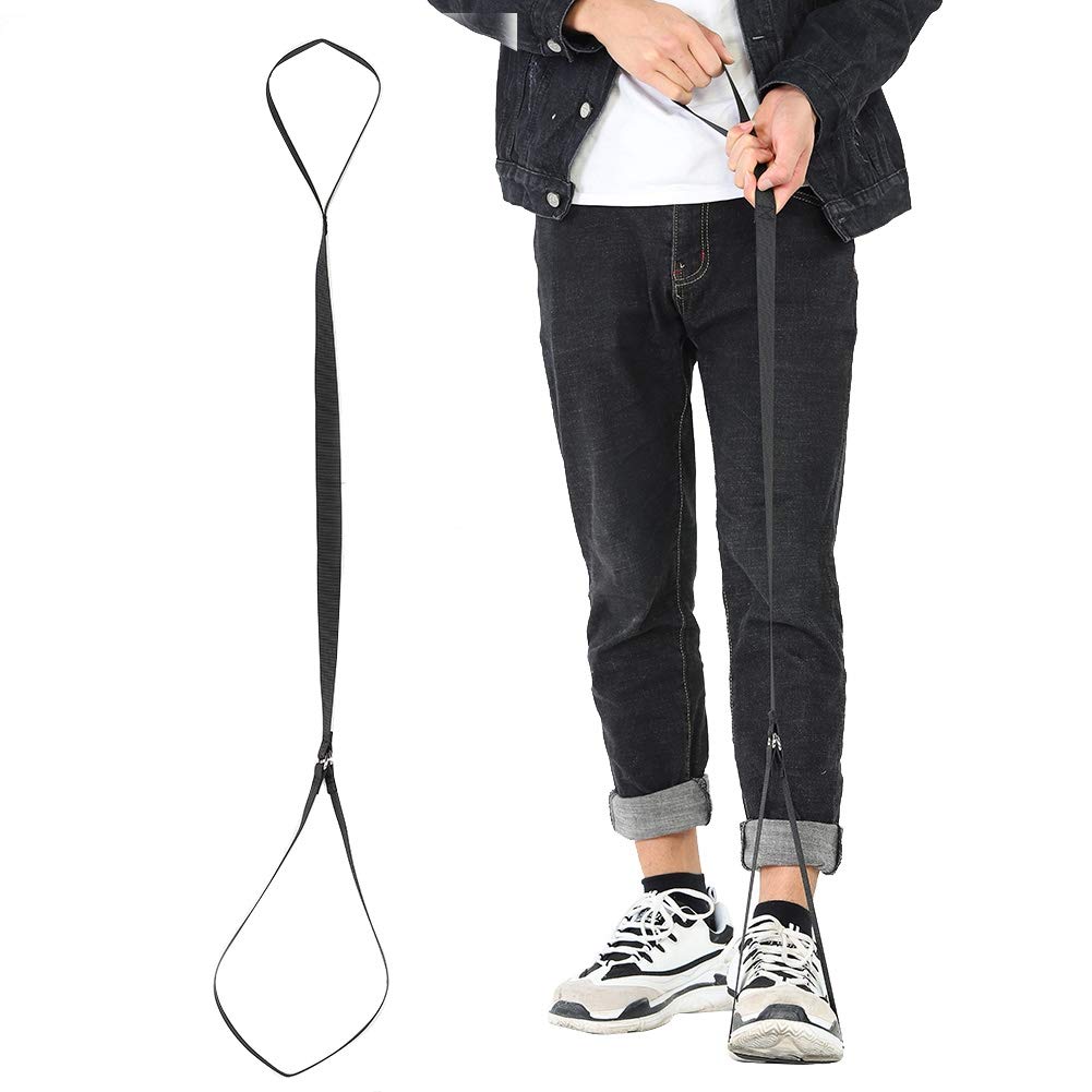 FILFEEL Leg Lifter Strap - Nylon Mobility Aid for Seniors & Disabled - Portable Foot Loop Assist for Cars, Wheelchairs, Beds & Chairs - Ideal for Hip/Knee Replacement Recovery & Daily Living Assistance
