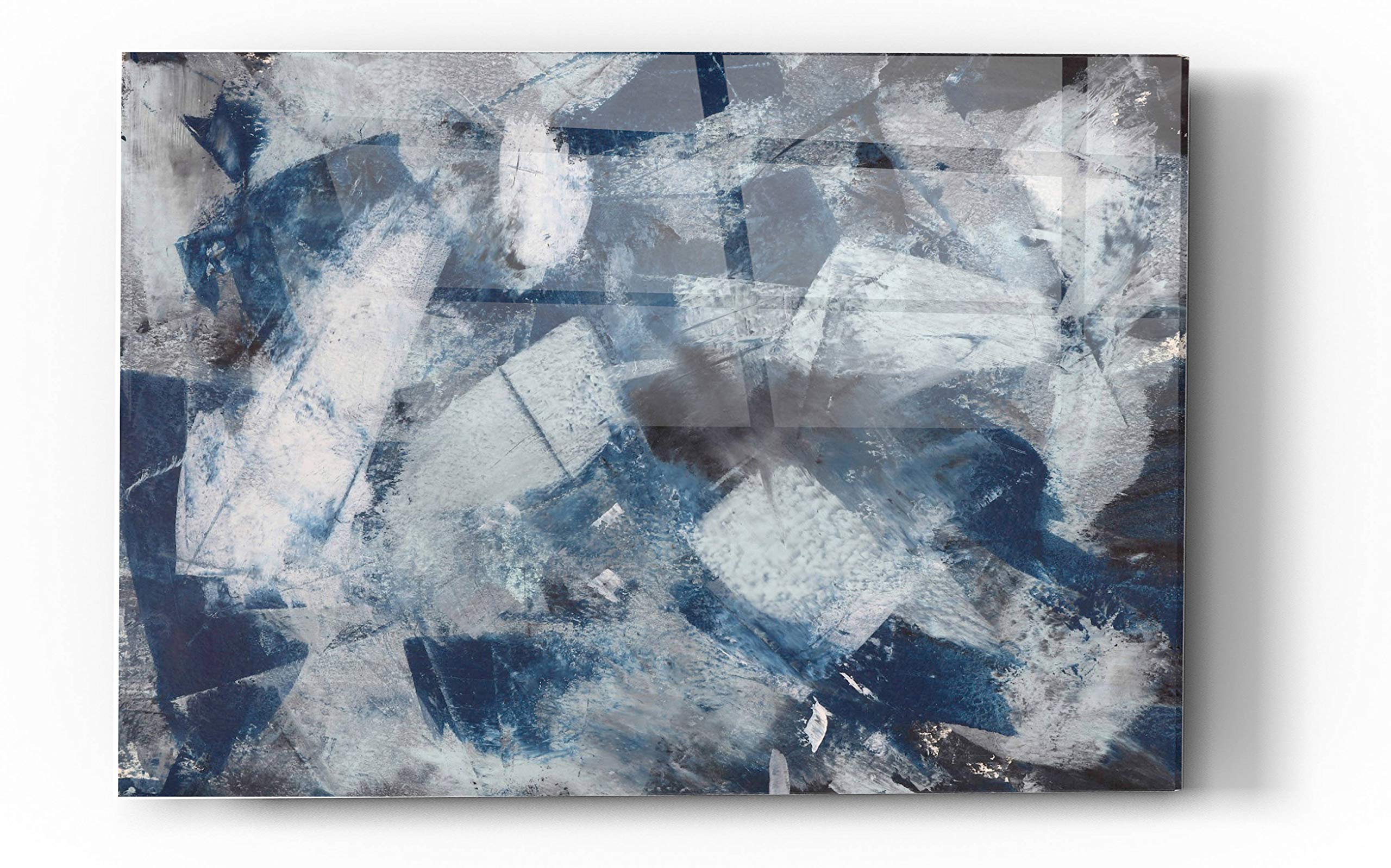 Epic Art 'Shipwreck' Acrylic Glass Wall Art - 24x36 Inches Modern Ocean Themed Home Decor - Perfect for Living Room, Bedroom or Office Wall Display