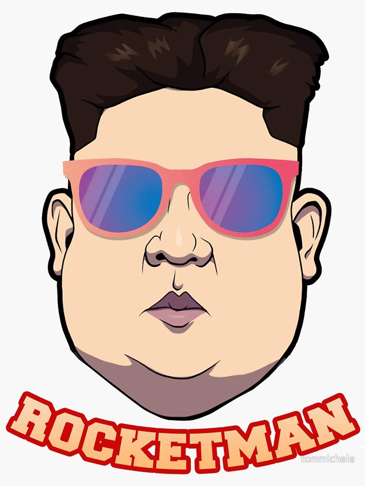 Supreme Leader Kim Jong Un Sticker - Funny Political Bumper Decal for Cars, Windows, Trucks - Perfect for Satire Lovers & Political Humor Enthusiasts