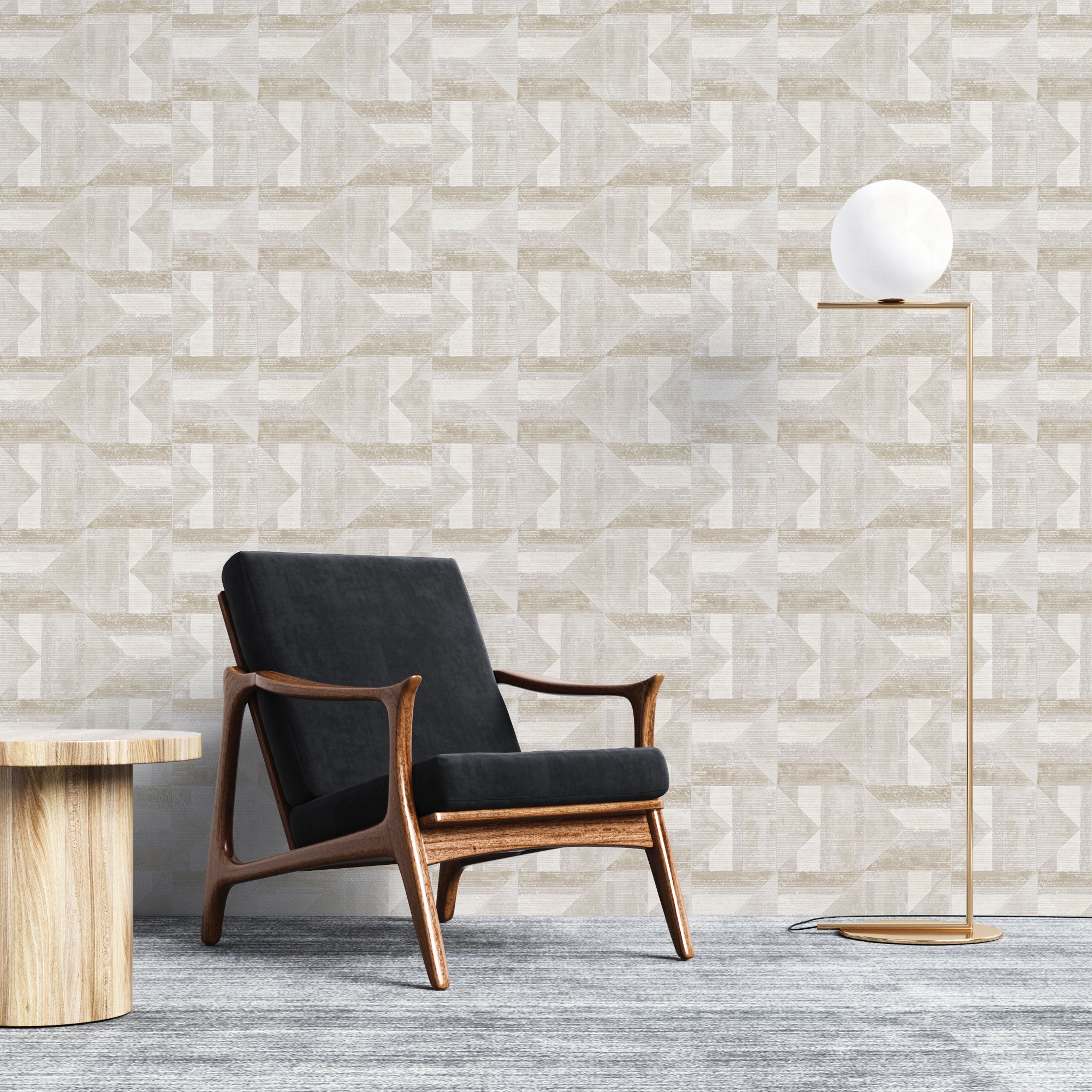 Self-Adhesive Quilted Patchwork Wallpaper - Easy Peel & Stick Removable Wallpaper for Bedroom, Living Room & Nursery Decor