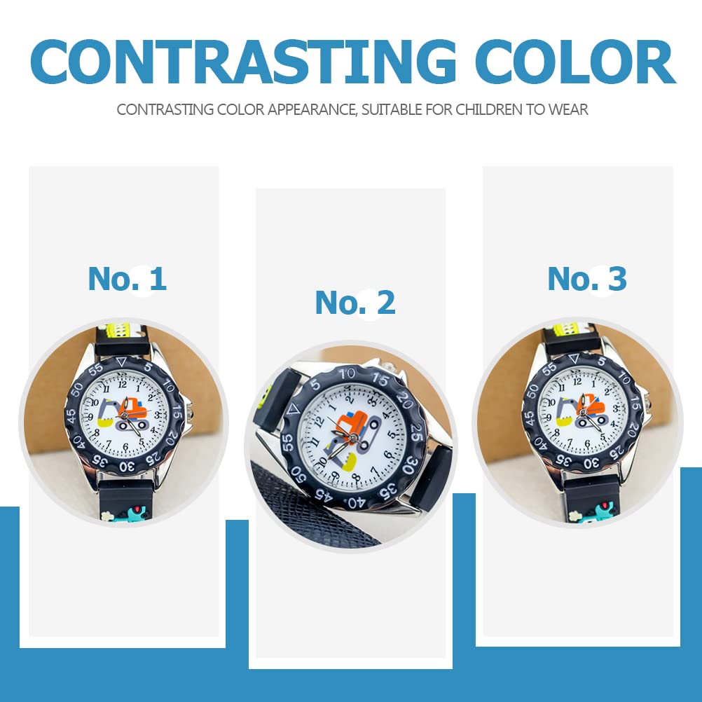 Kids Smart Watch - Cartoon Silicone Digger Watch for Boys & Girls | Playtime & School