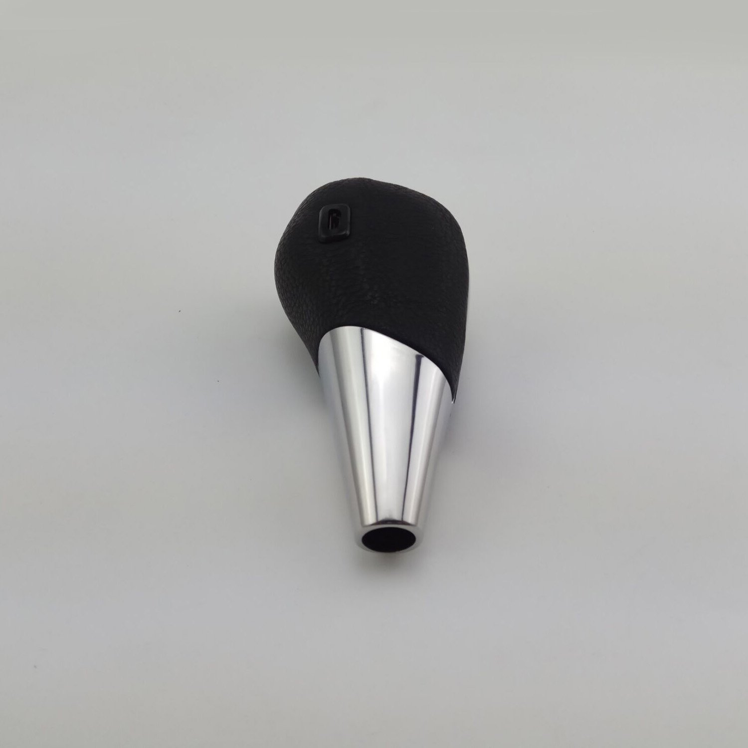 RGB LED Touch Activated Black Leather Shift Knob - Universal Car Gear Stick with 16 Color Options for Racing, Drifting & Night Driving