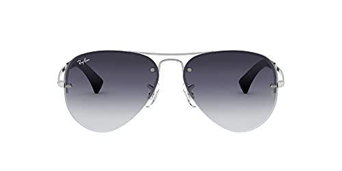 Silver/Light Grey Gradient Dark Blue