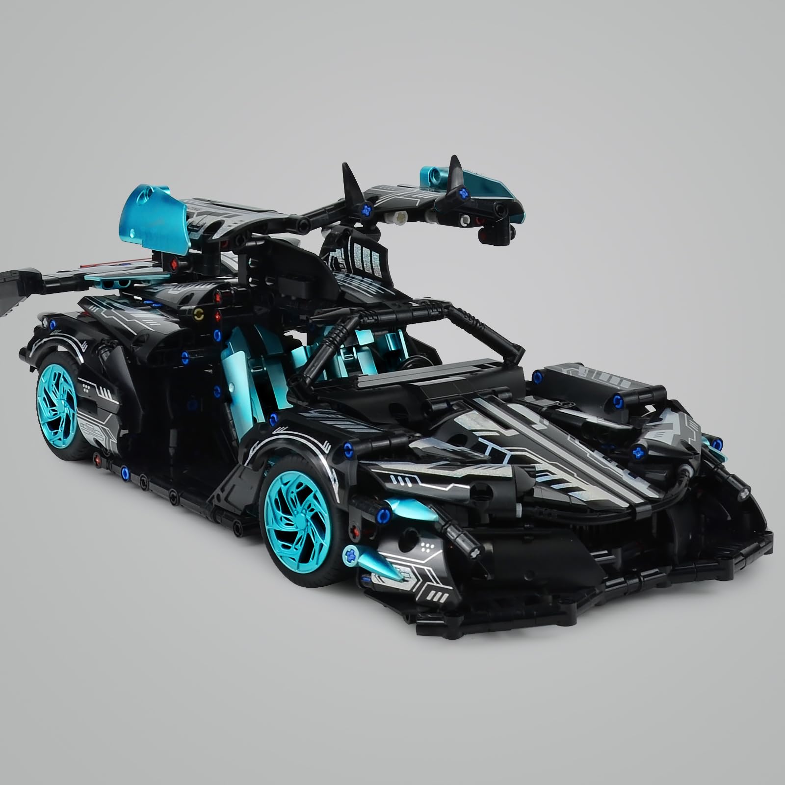KLYK 1:14 Super Car Building Blocks Set for Adults - MOC Technic Racing Car Model, Sports Car Construction Toy for Boys, Girls, Teens & Men | DIY Collector's Gift, Birthday Present, Home Display & STEM Learning Activity