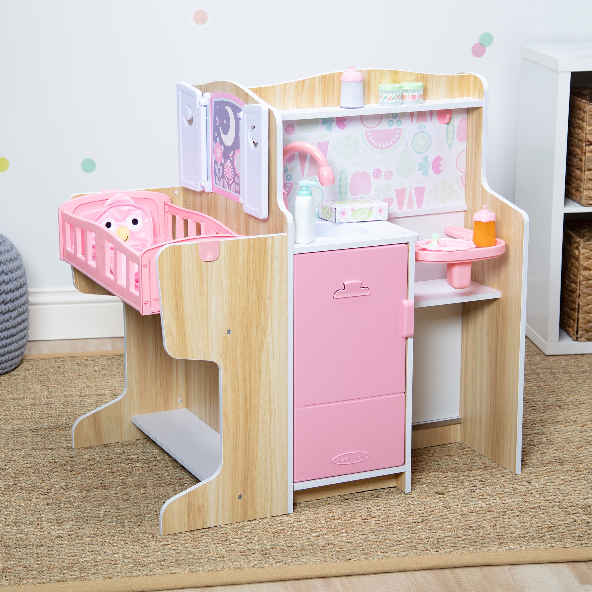 Premium Baby Care Center & Essential Accessory Sets - Complete Nursery Organizer for Diapering, Feeding & Bathing | Perfect for Newborns & Toddlers