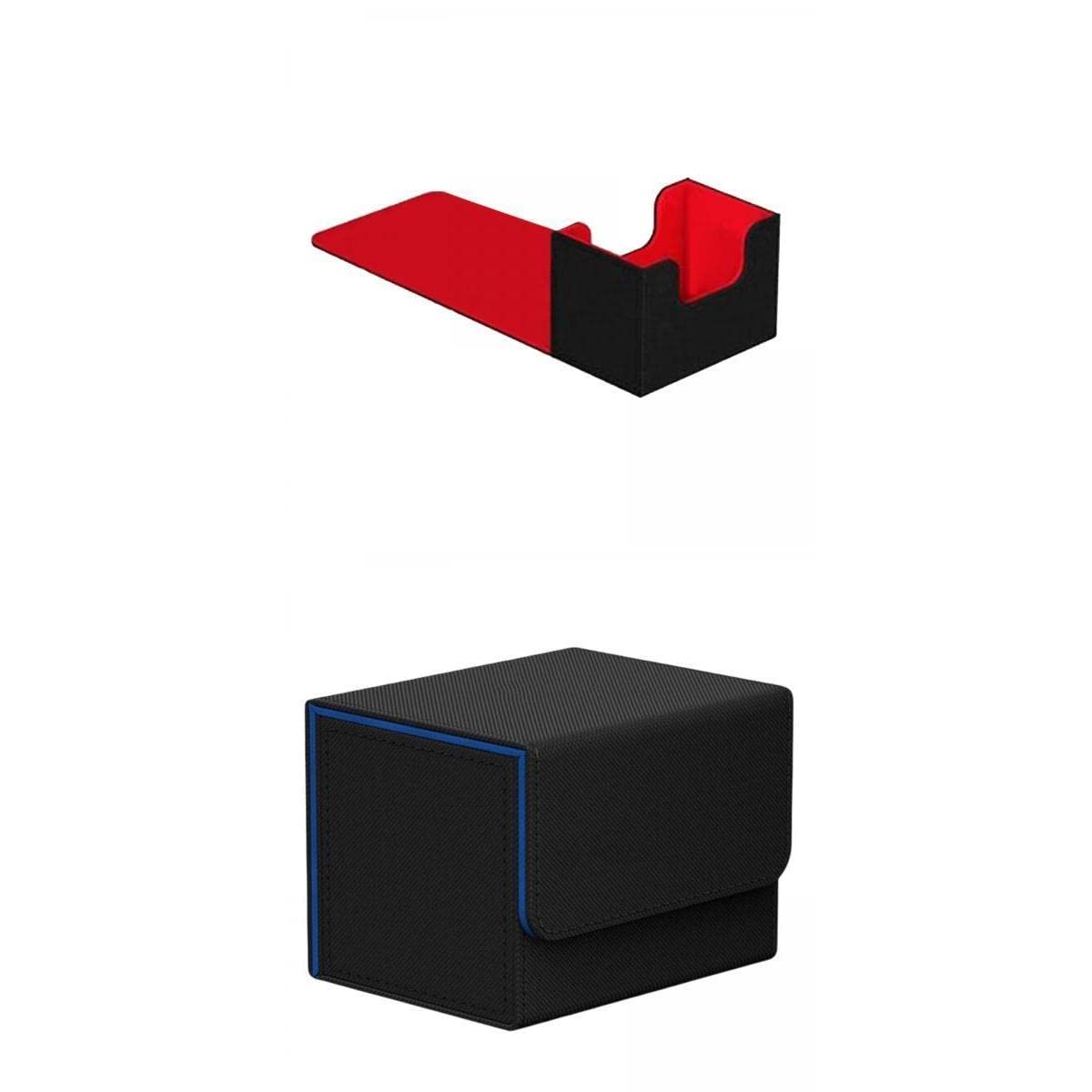 2Pcs TCG Card Deck Box - Durable Storage Case for MTG, Pokemon & Yugioh Trading Cards - Perfect for Organizing & Protecting Your Card Collection at Home or Tournaments