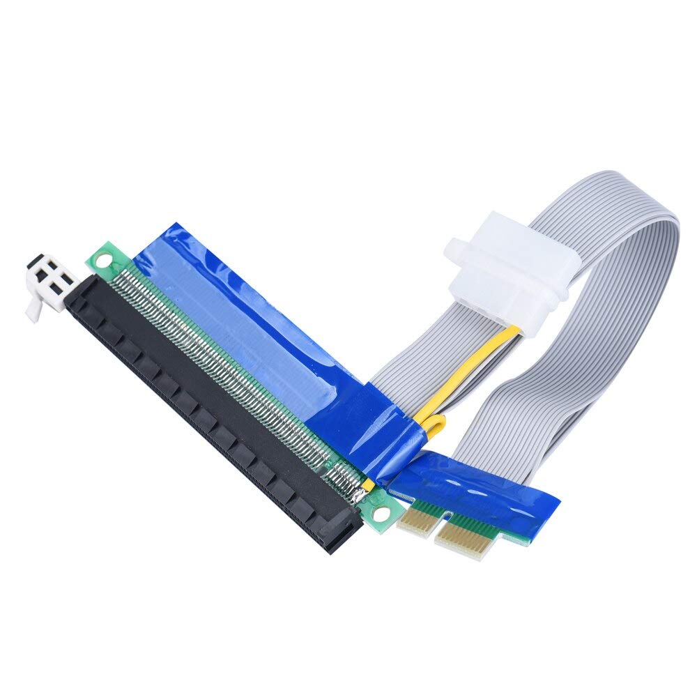 USB 3.0 PCI-E 1x to 16x Riser Card Extender Adapter with SATA Power Cable - High Speed Data Transfer for Bitcoin Mining, Gaming PC & Crypto Rig Setup (6-Pack, 15cm Length) - Perfect for GPU Expansion & Cryptocurrency Mining Rigs