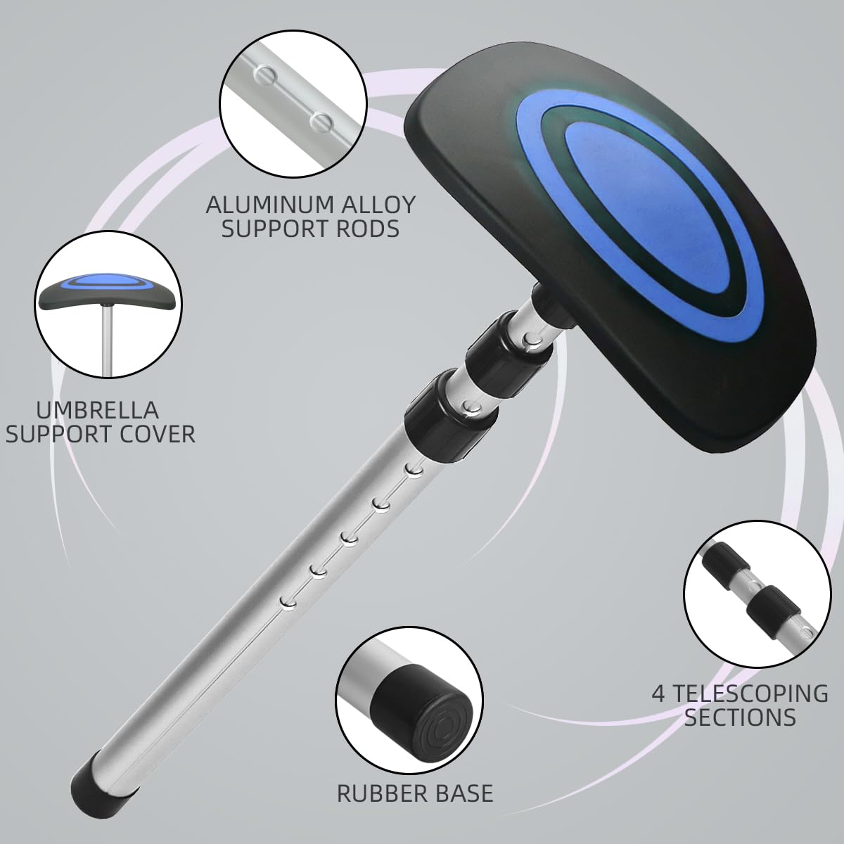 Premium Golf Travel Bag Support System - Durable Golf Club Protection Kit for Safe Airline & Car Travel | Perfect for Golf Trips & Tournaments