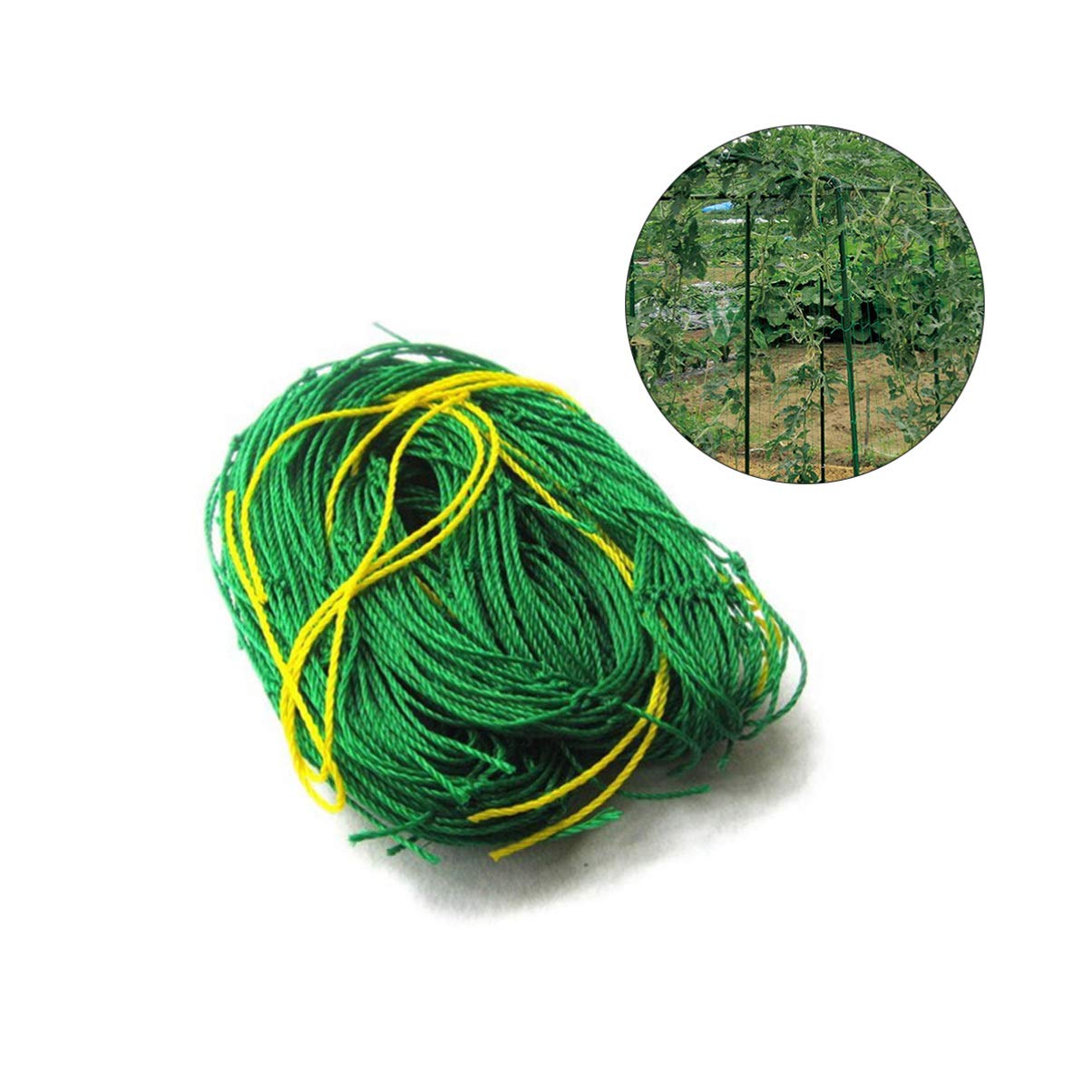 Hemoton 3-Pack Garden Mesh Netting for Climbing Plants, Fruits & Flowers - Durable Trellis Net for Petunias, Vines, Vegetables - Perfect for Vertical Gardening, Backyard Fences & Greenhouses