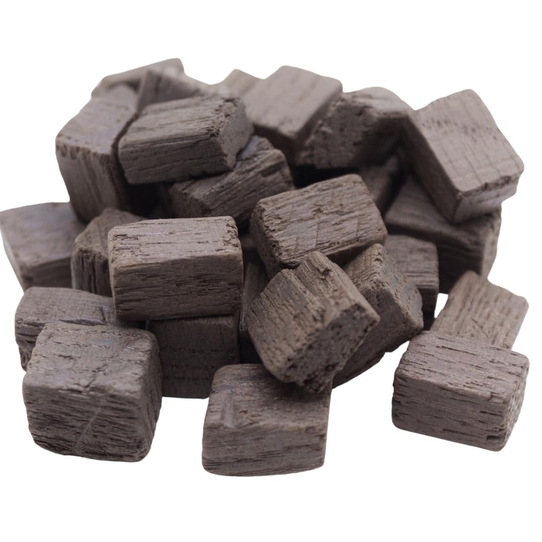 Heavy Toast French Oak Cubes for Brewing - 10 lbs - Perfect for Aging Wines, Spirits & Beer - Ideal for Home Brewing, Winemaking & Barrel Alternatives