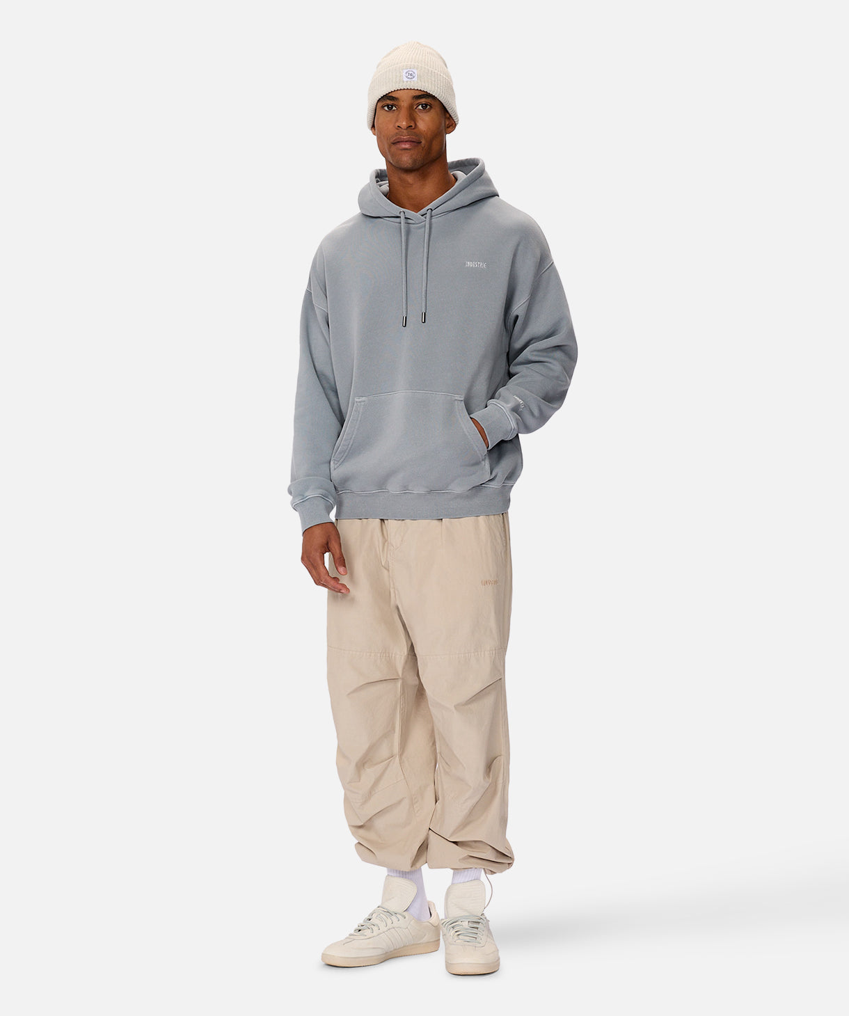 The Del Sur Washed Hoodie - Soft Cotton Pullover for Men & Women | Lake Blue | Casual Streetwear, Loungewear & Outdoor Activities