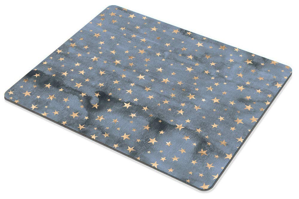 Glowing Star Mouse Pad - Non-Slip Gaming Mouse Mat with Twinkling Sky Design for PC, Laptop & Office Use - Perfect for Gamers, Work & Home Decor
