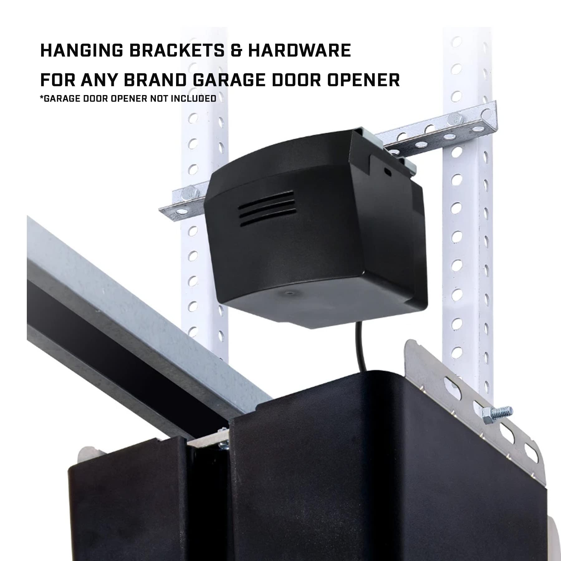 Genie Chain Drive 550 Garage Door Opener with GHK-R Hanging Kit - Quiet & Reliable Automatic Garage Door Opener System for Home & Commercial Use