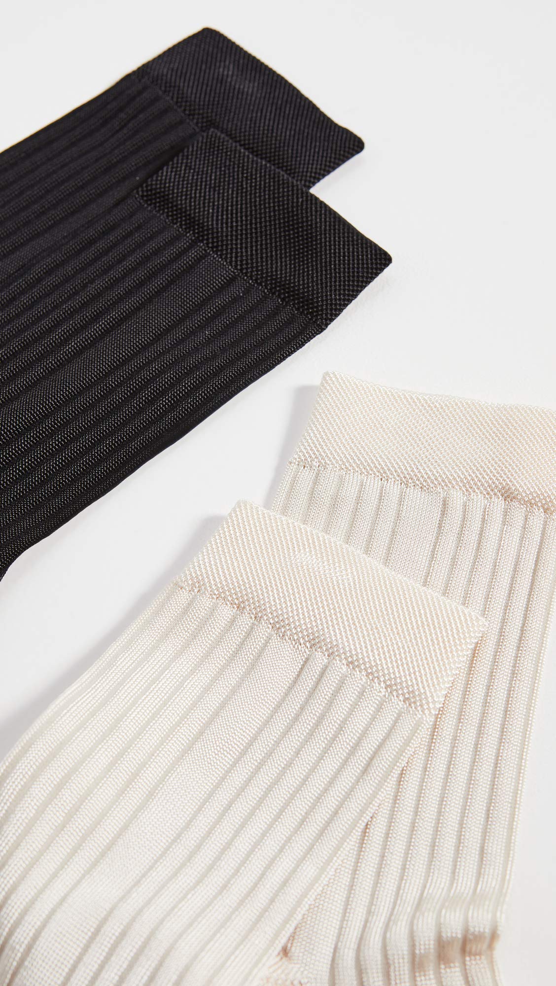 STEMS Women's Classic Rib Socks - 2 Pack, Comfortable Cotton Ankle Socks for Everyday Wear, Workout & Casual Outfits