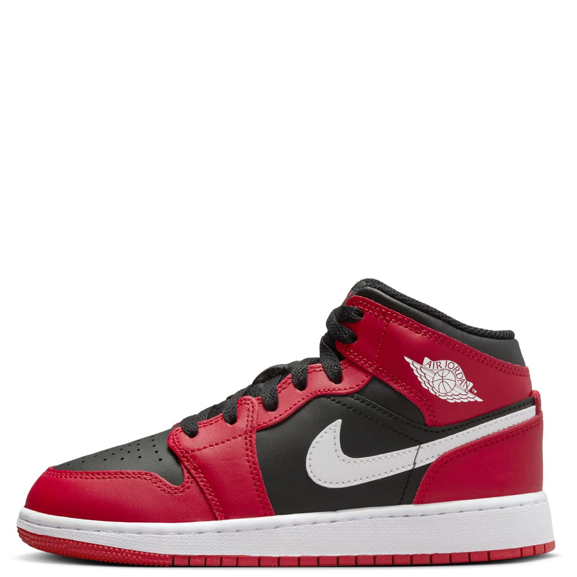 Air Jordan 1 Mid (GS) Big Kids Basketball Shoes - Comfortable Sneakers for Boys & Girls - Perfect for School, Sports & Casual Wear