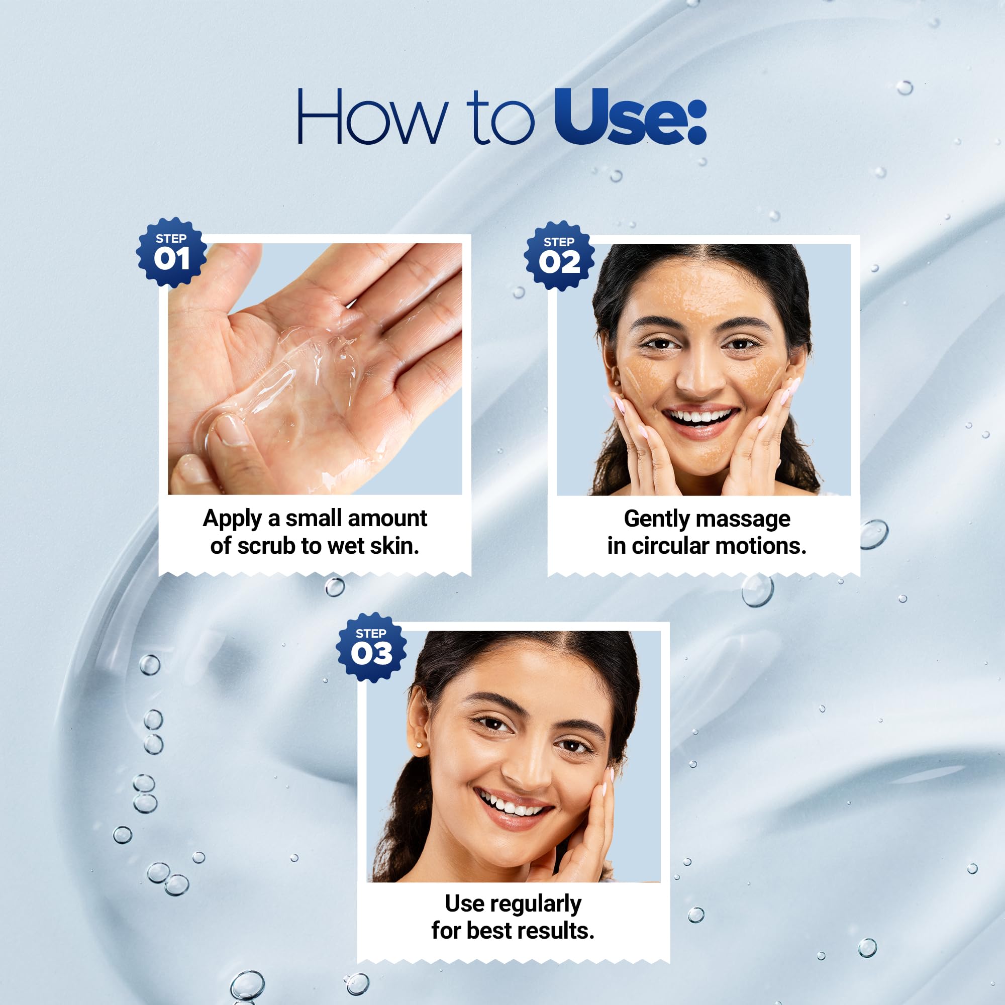 Hilary Rhoda Blueberry Face & Body Cleansing Scrub Gel - Dead Skin Remover & Exfoliator for Soft, Smooth Skin - Gently Removes Dirt, Oil & Impurities - 100ml - Perfect for Daily Skincare Routine & Post-Workout Refresh