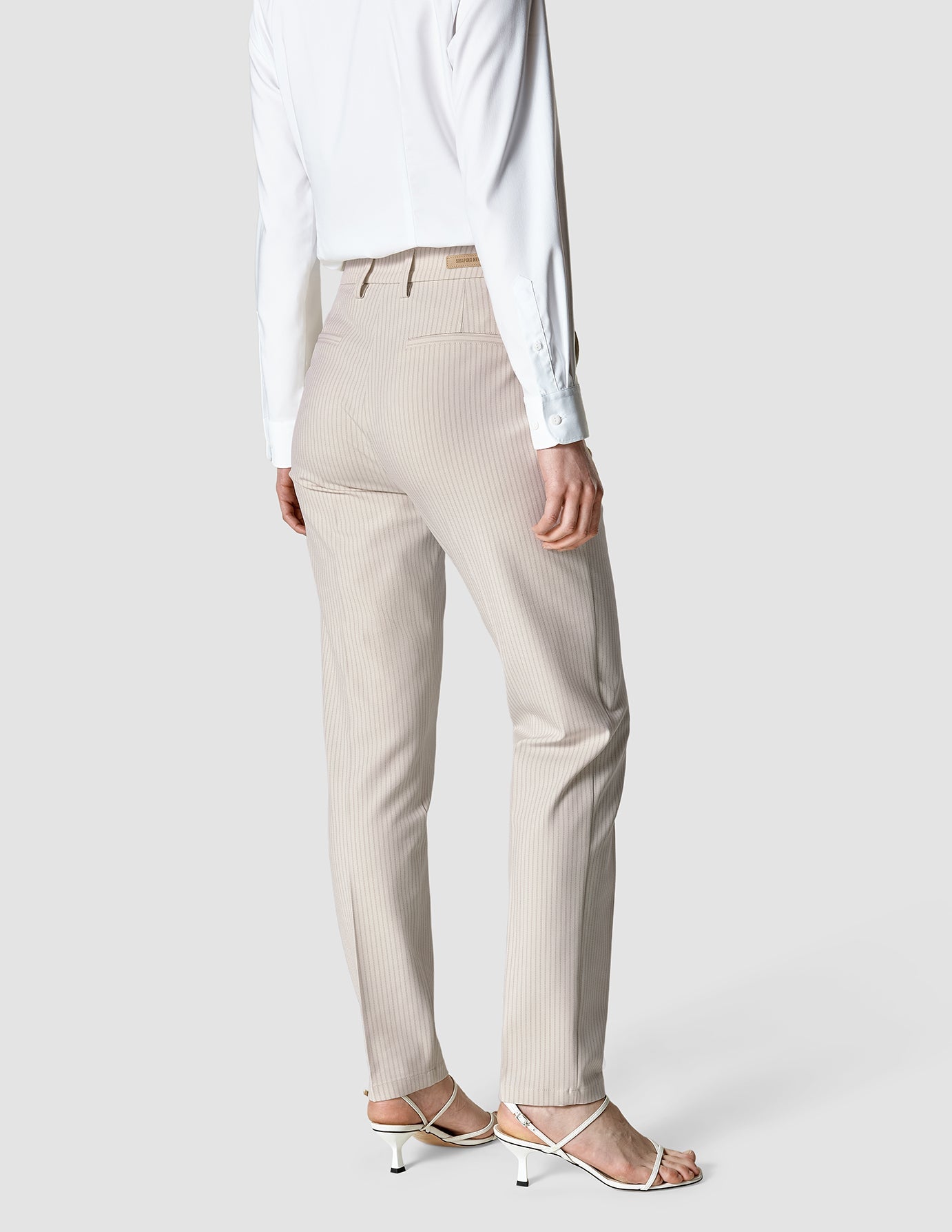 Essential Suit Tapered Cream Latte - Premium Slim Fit Men's Business Suit for Office & Formal Occasions