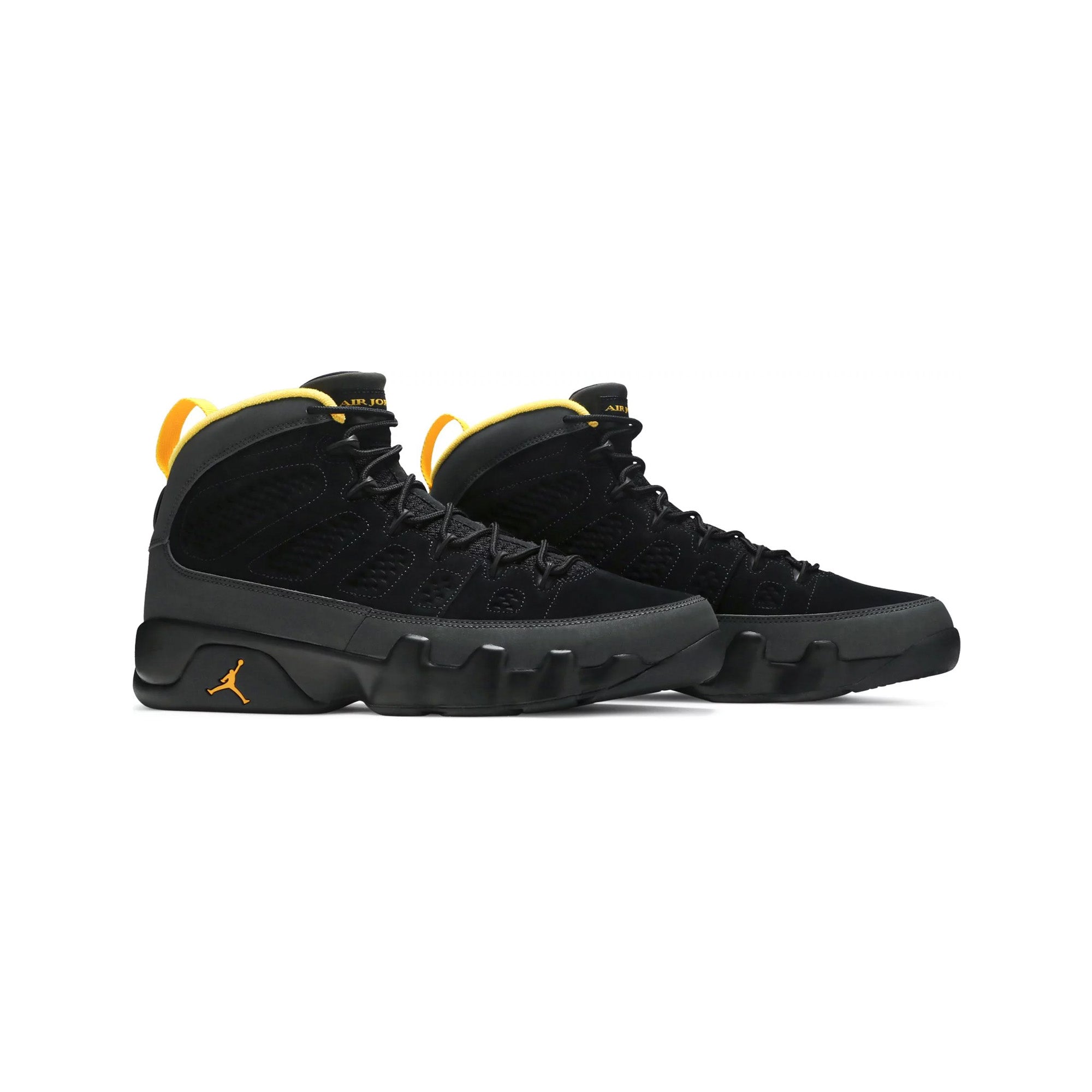 Air Jordan 9 Retro 'Dark Charcoal University Gold' Men's Basketball Shoes (2021) - Premium Sneakers for Streetwear & Casual Fashion