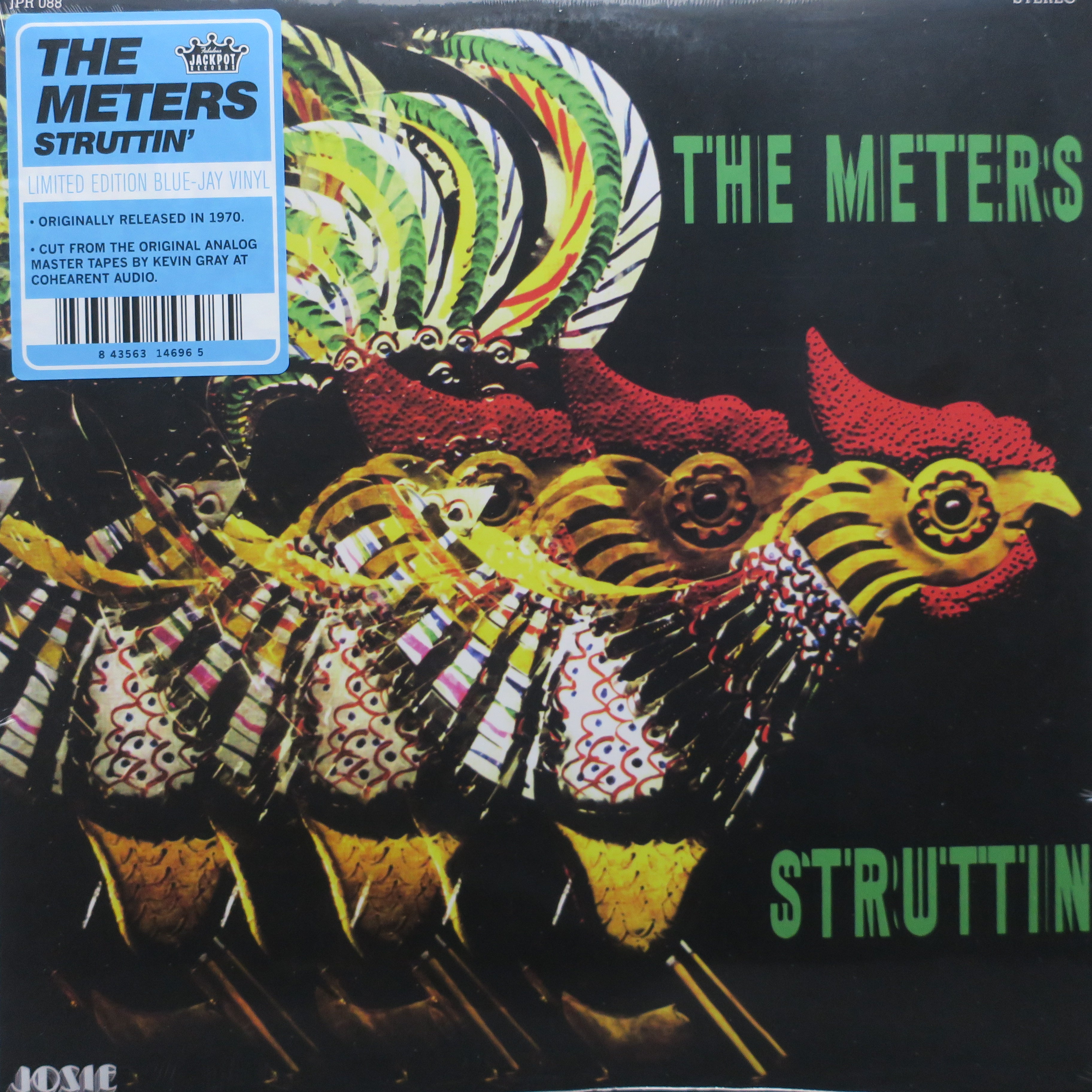 METERS 'Struttin'' BLUE JAY Vinyl LP Record - Classic Funk & R&B Music Album for Collectors, Home Listening and Party DJ Sets