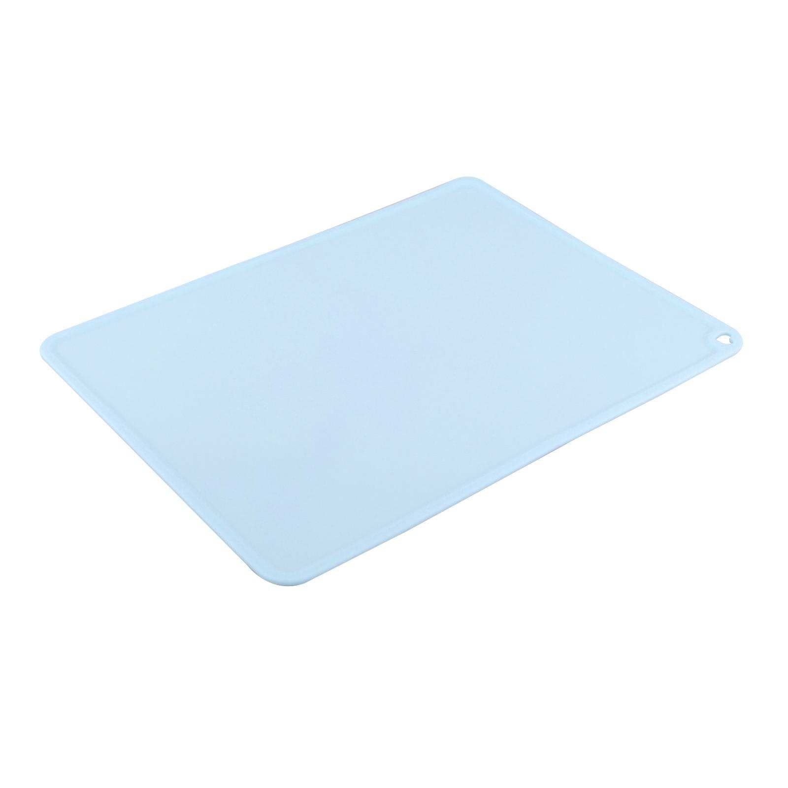 FAKEME Silicone Slap Mat for Resin Cleanup & Transfer - Durable Work Surface Protector for DLP/SLA 3D Printing - Prevents Resin Overflow - Light Blue - Ideal for 3D Printing Workshops & Craft Stations