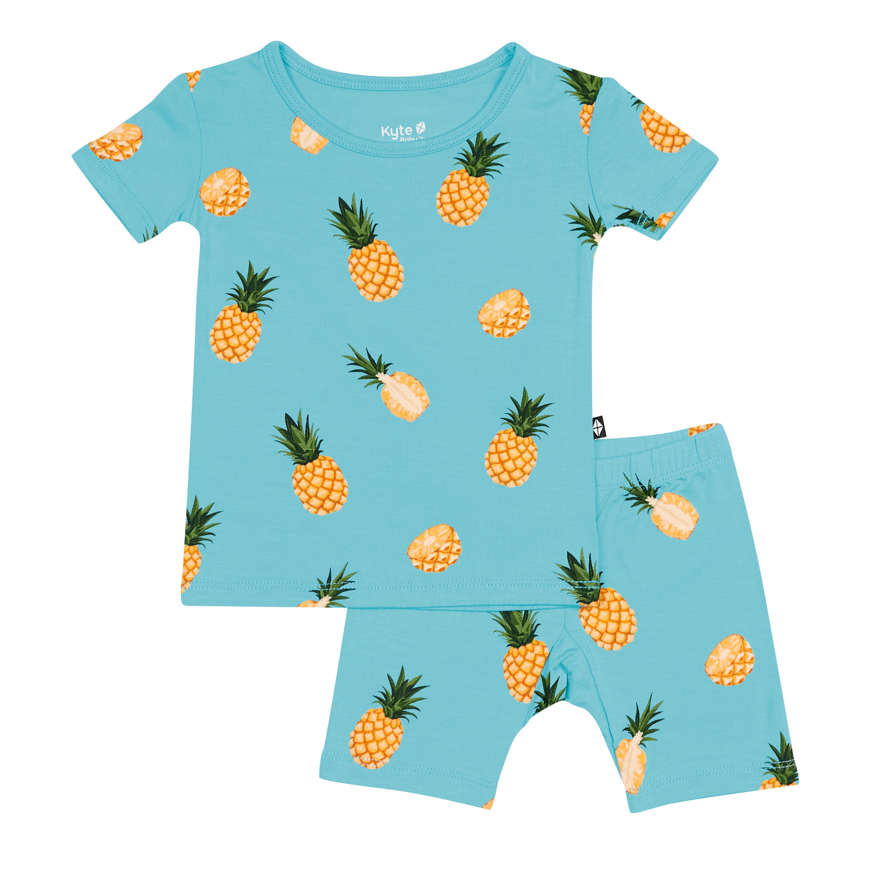 Comfy Short Sleeve Pineapple Pajamas for Women - Soft Sleepwear Set for Summer Nights & Lounge Wear