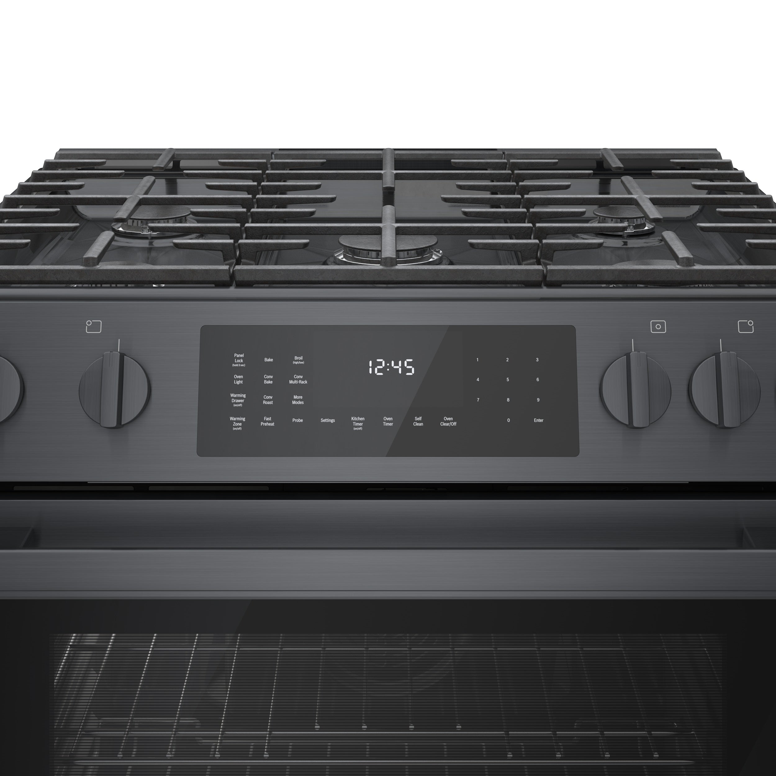 Bosch 30-Inch Black Stainless Steel Slide-In Gas Range HGI8046UC - Perfect for Modern Kitchens & Professional Cooking