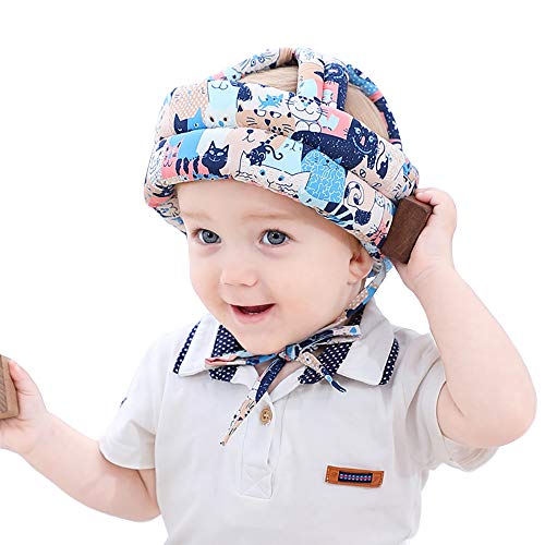 iCookii Toddler Safety Helmet - Breathable Baby Head Protector for Walking, Running & Crawling - Soft Cushioned Hat Prevents Bumps & Injuries - Perfect for Indoor & Outdoor Play, Learning to Walk & Active Kids