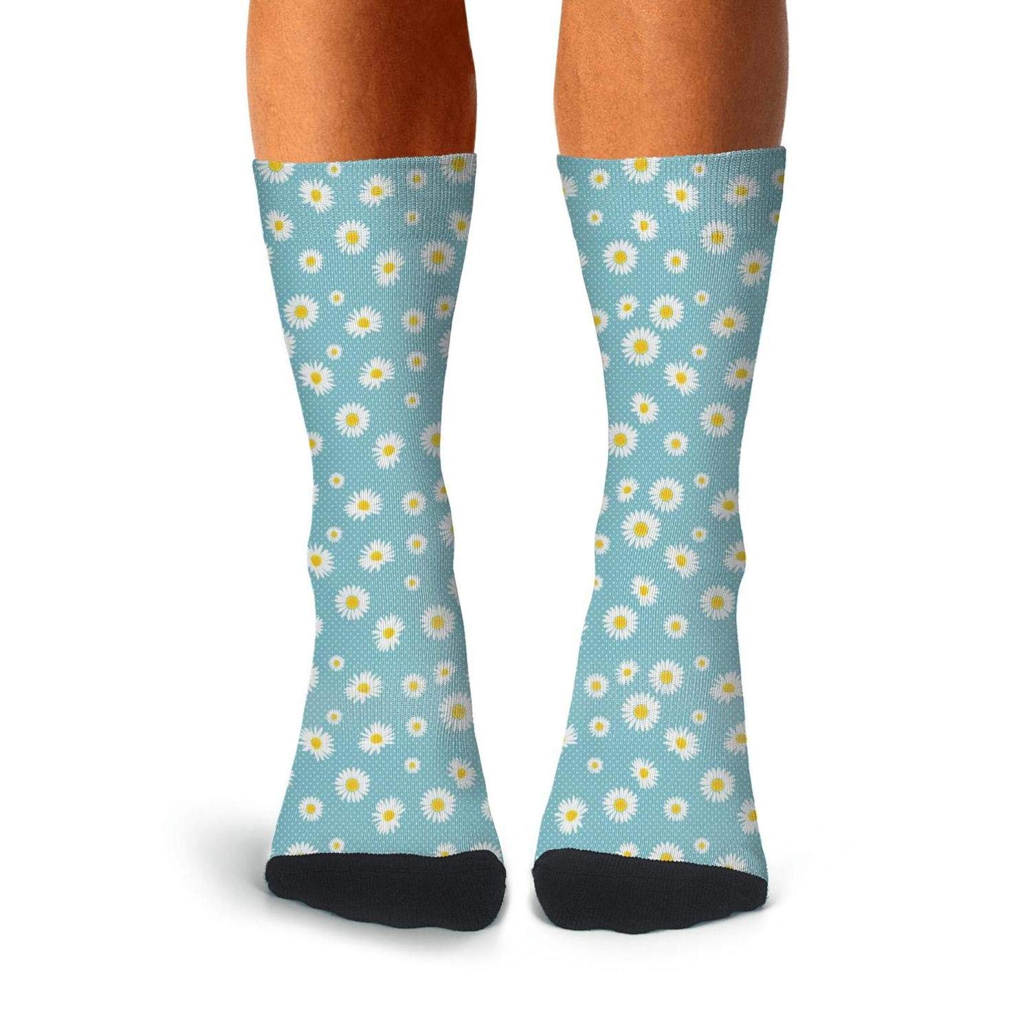 Funny Euro Coin Print Crew Socks for Men - Novelty Athletic Dress Socks - Perfect for Costume Parties, Sports Events & Unique Gifts