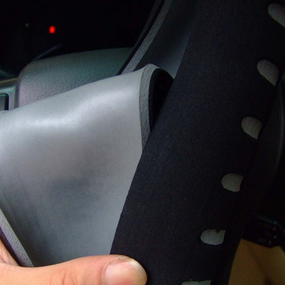 Premium EVA Foam Steering Wheel Cover - Soft, Breathable & Non-Slip Car Accessory (15