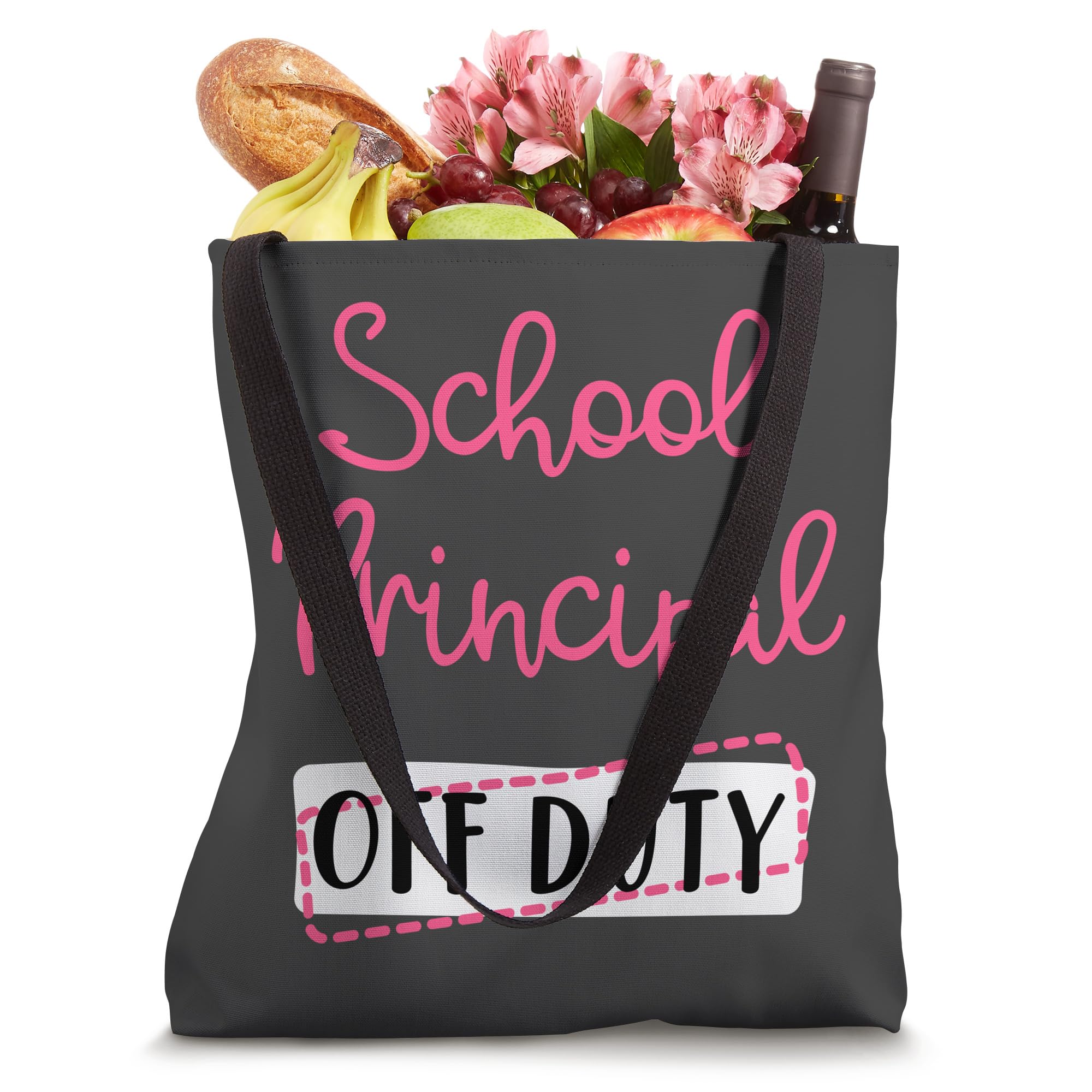 Principal Off Duty Tote Bag - Durable & Stylish Teacher Gift for Summer Break, Vacation & End of School Year - Perfect for Beach, Travel & Everyday Use