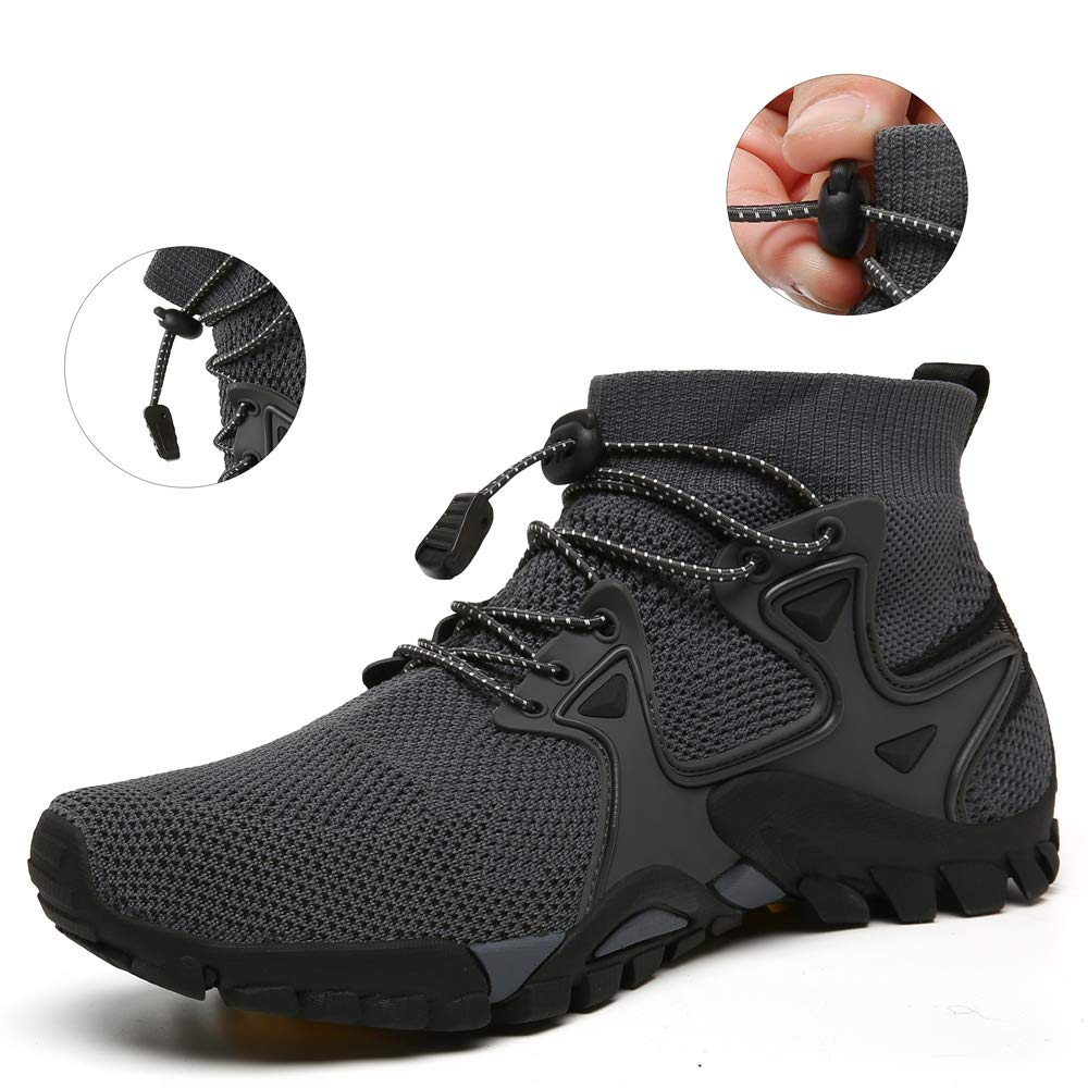 **Men's & Women's Hiking Shoes - Lightweight Trail Running & Trekking Shoes for Outdoor Sports, Walking, Jogging - Slip-Resistant Barefoot Sneakers for Travel & Fitness (Perfect for Hiking, Camping & Adventure)**