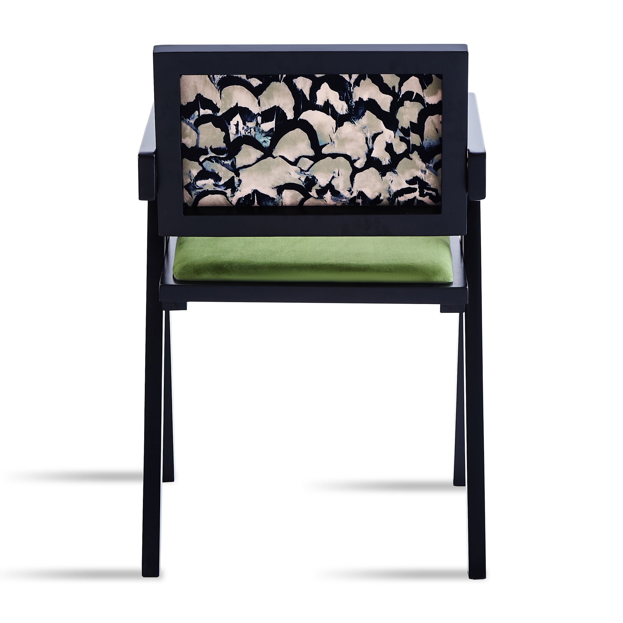 Solid Wood Dining Chairs with Armrests - Natural Rubber Wood & Rattan Woven Design for Kitchen, Dining Room, or Outdoor Patio
