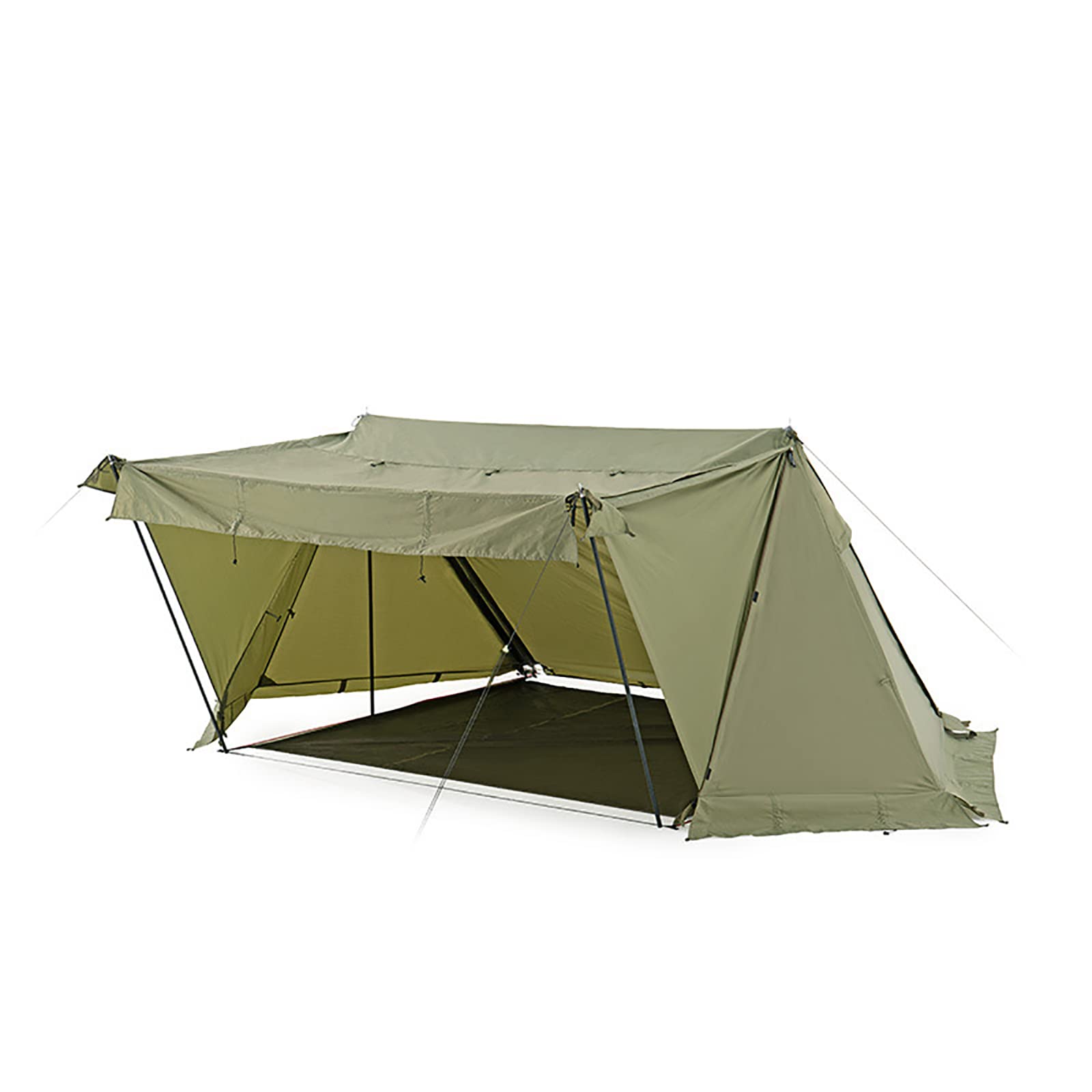 1-Person Lightweight Waterproof Backpacking Tent for Camping, Hiking & Mountaineering - 3-Season Outdoor Tent with Built-In Fireplace Design - Perfect for Solo Adventures & Wilderness Exploration