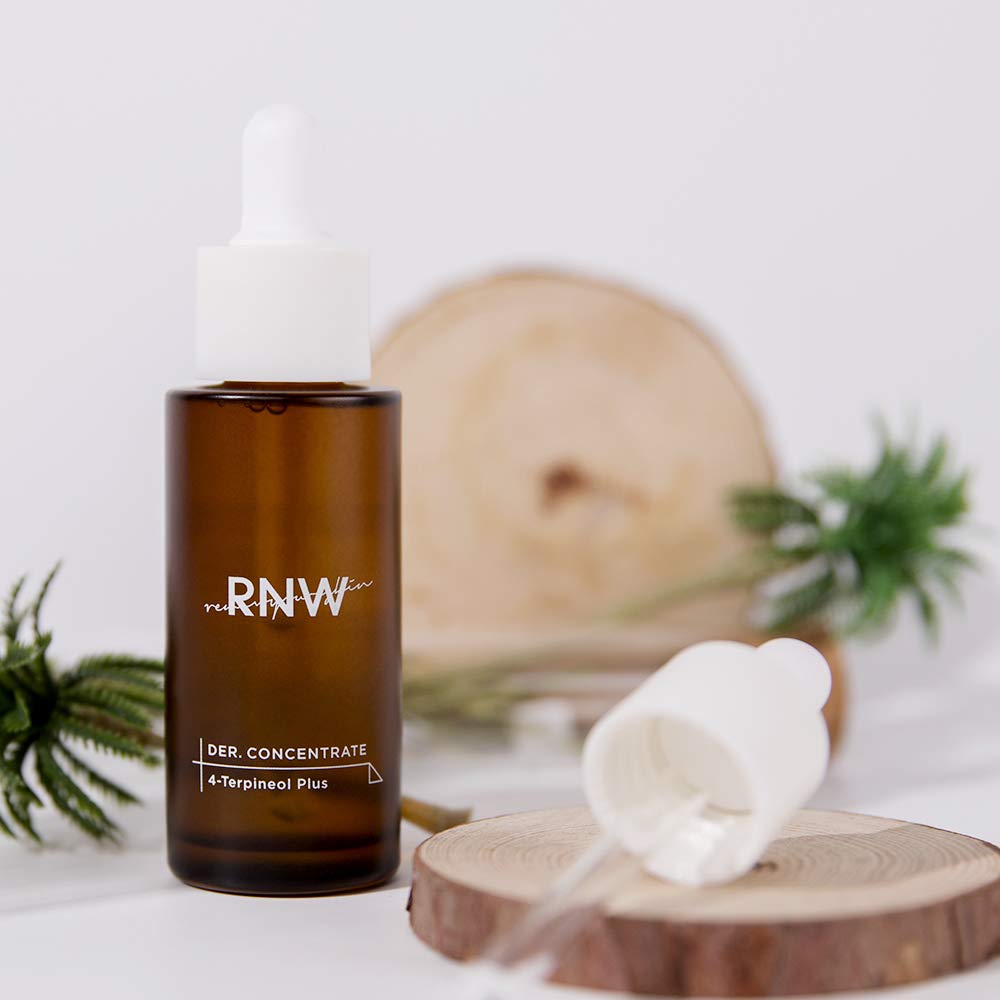 RNW Der. Concentrate 4-Terpineol Plus Serum 30ml - Soothing Tea Tree Oil Ampoule for Acne Prone & Sensitive Skin | Korean Skincare for Blemish Control & Redness Relief | Daily Face Care & Night Treatment