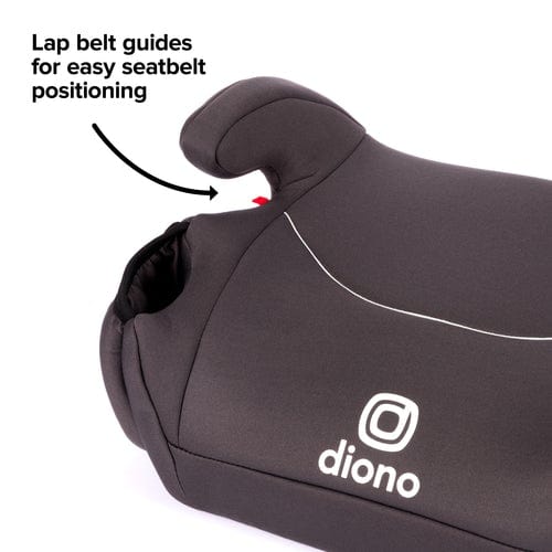 Diono Solana Backless Booster Car Seat (2 Pack) - Lightweight & Portable for Kids 3-12 Years - Perfect for Travel, School, and Carpooling