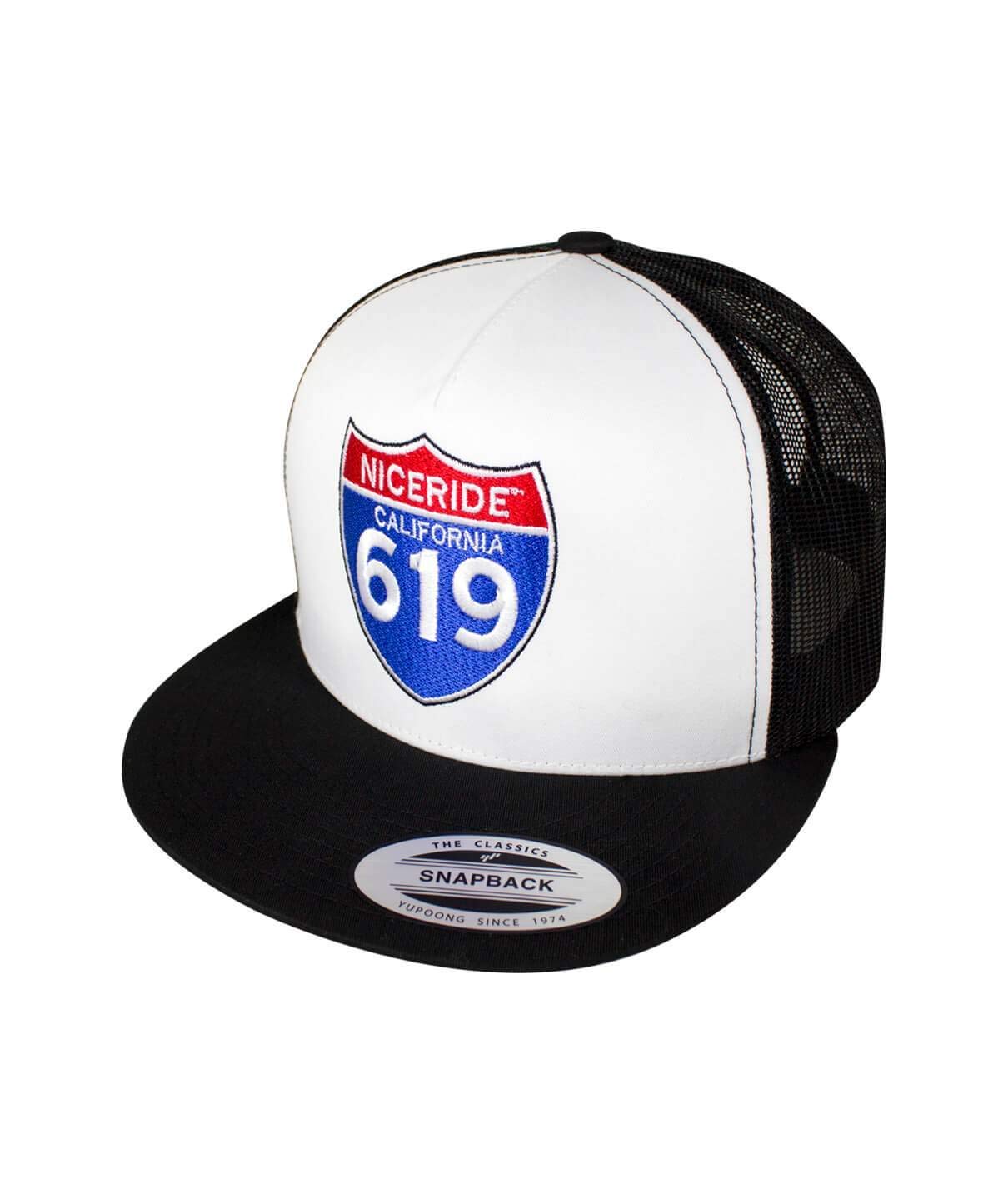 Interstate 619 Trucker Classic Snapback Baseball Cap - Adjustable Mesh Back Hat for Men & Women - Perfect for Truck Driving, Outdoor Activities & Casual Wear